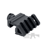 Trimex Tactical 45 Degree Angle Offset Rail Mount Weaver Picatinny Quick Release Adapter jbbg 1