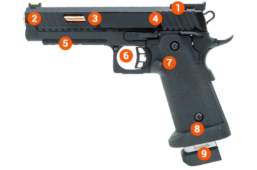 babayaga beta GAS airsoft pistol info