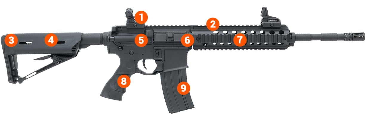 bulldog ST delta QD airsoft gun INFO