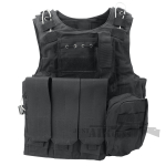 0623-8 Tactical Molle Vest Black