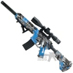 Gel Blaster HK416 Full Auto Rechargeable AEG Gun Set Camo Blue 1