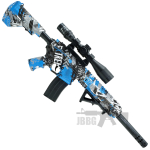 Gel Blaster HK416 Full Auto Rechargeable AEG Gun Set Camo Blue 6