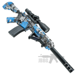Gel Blaster HK416 Full Auto Rechargeable AEG Gun Set Camo Blue gg