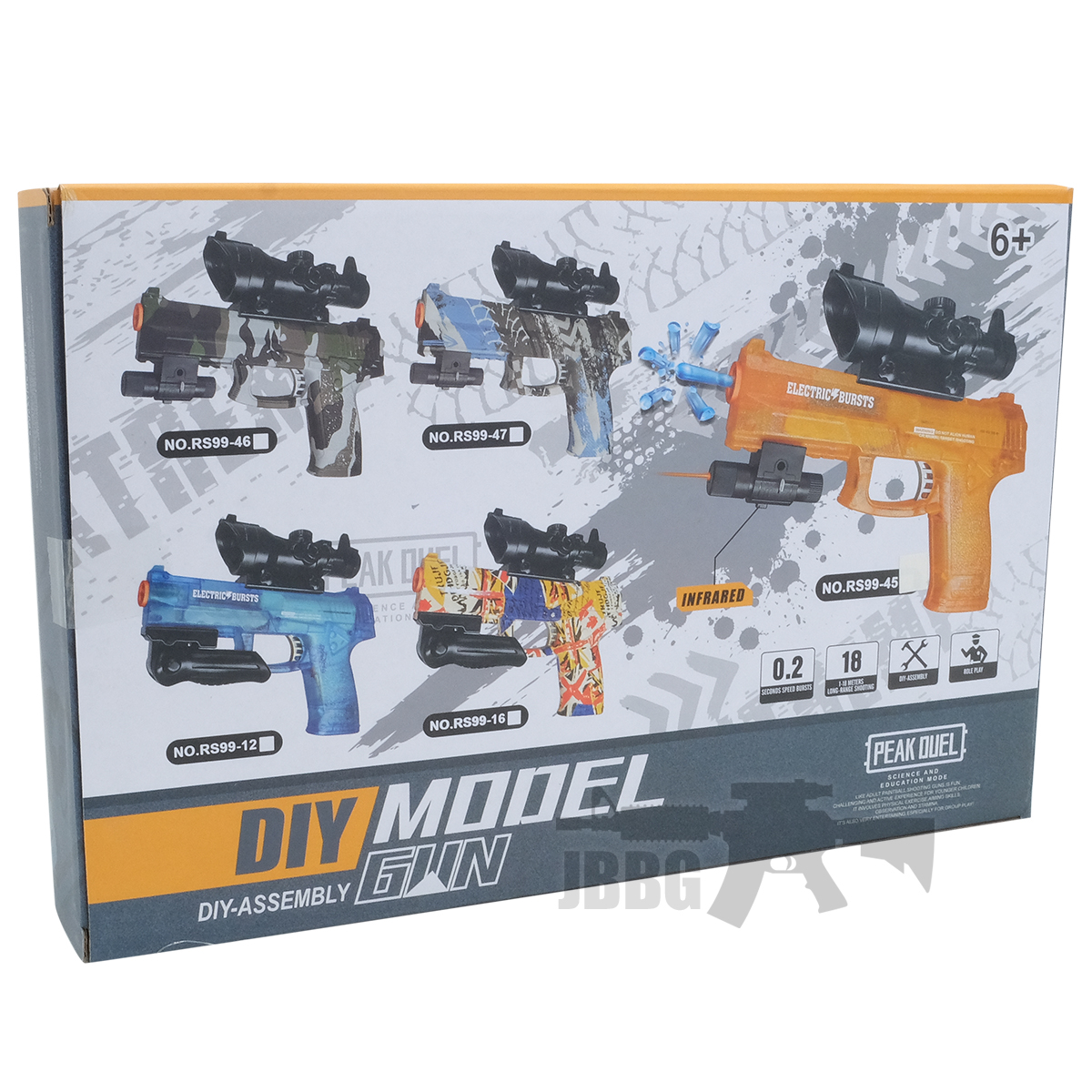 Gel Blaster RS99 G17 Full Auto Rechargeable Pistol Set Blue 04