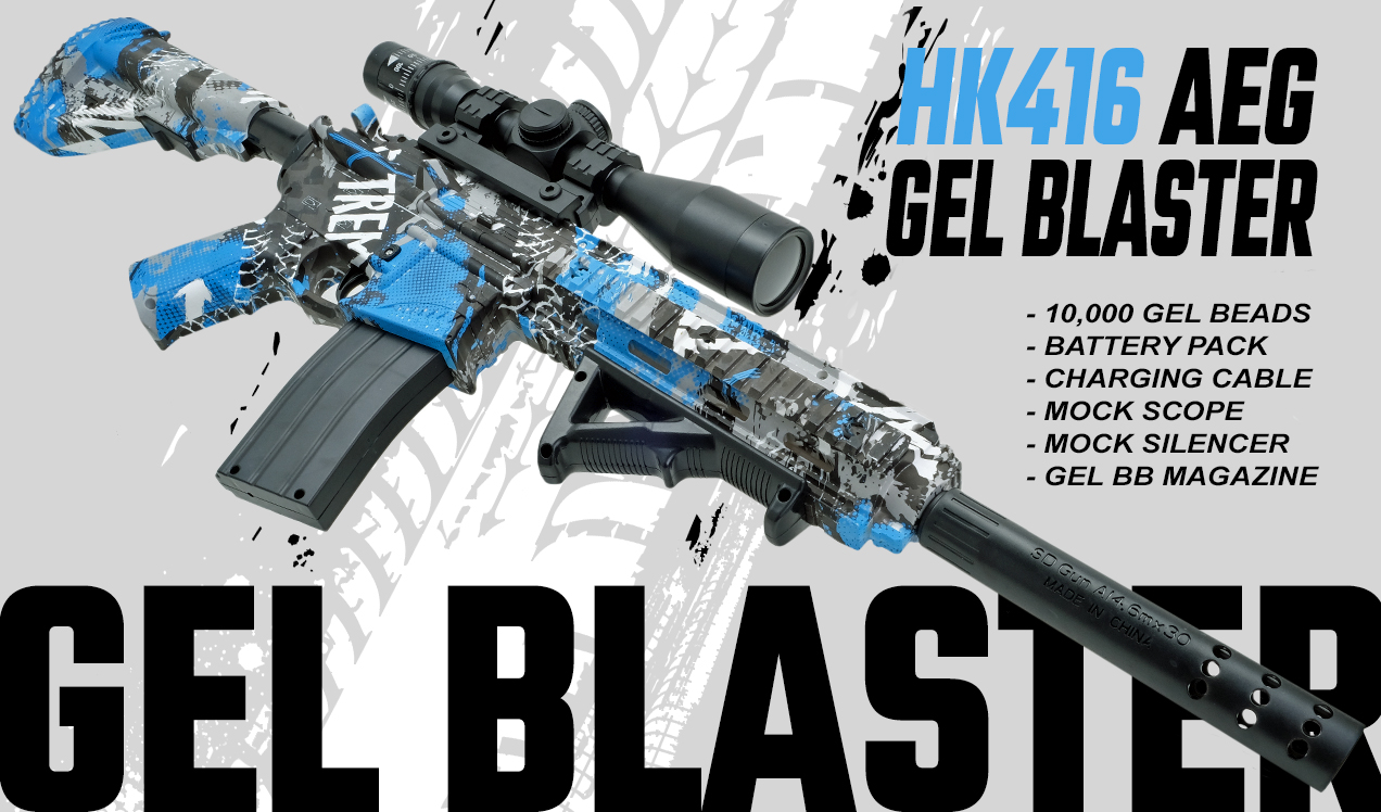 HK416 GEL BLASTER AEG GUN B2