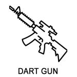 icon DART GUN blaster