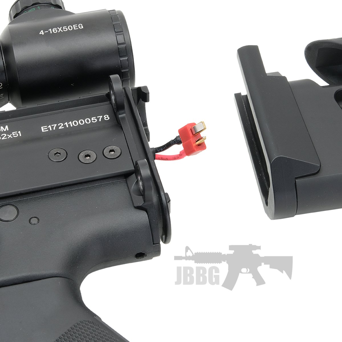 FN Herstal SCAR H TPR AEG Black Airsoft Gun 1 bat