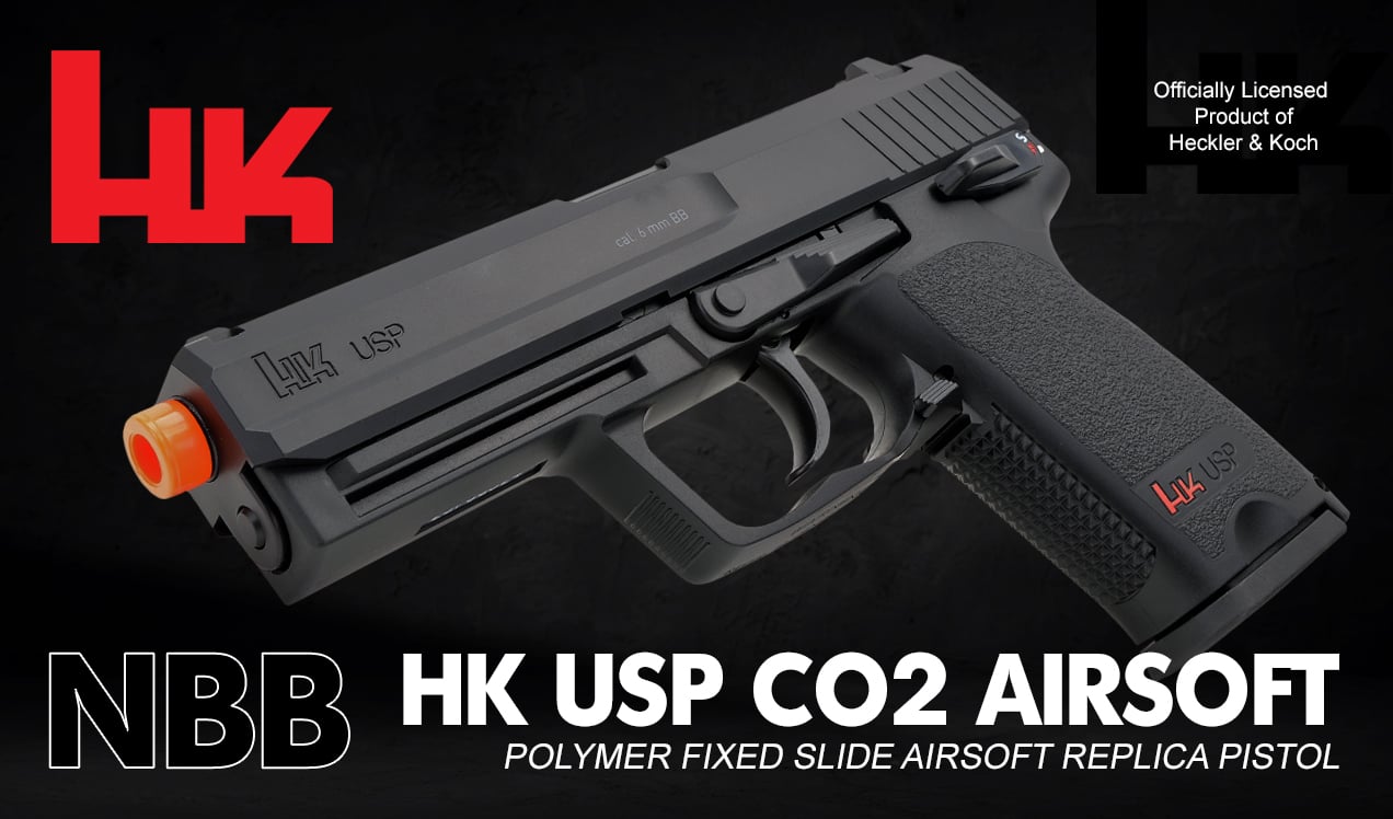 H&K USP CO2 Airsoft Pistol - Black (2262030)