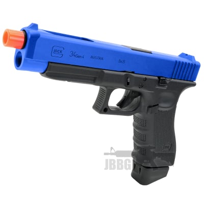 Umarex Glock 34 Gen4 Co2 Blowback Airsoft Pistol with Case blue