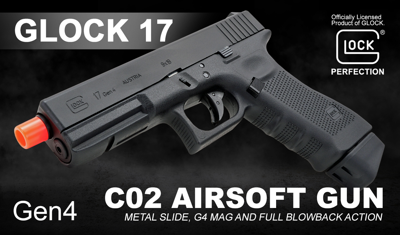 glock 17 gen 4 airsoft pistol b1 CO2 exmag