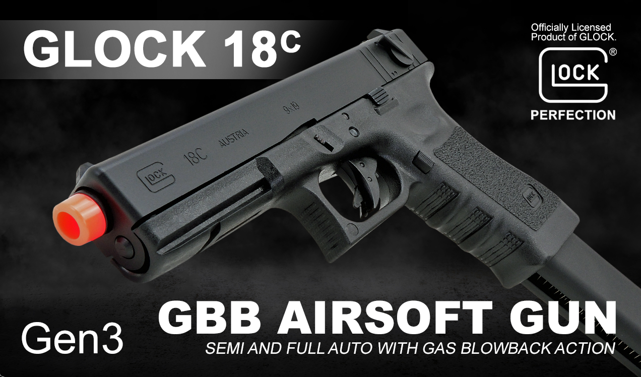 glock 18c airsoft pistol b1 gas 33