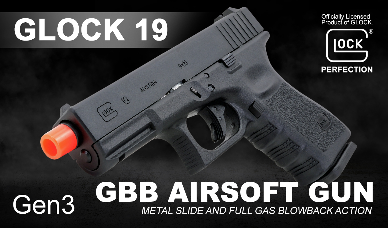 glock 19 airsoft pistol b1 gas 33