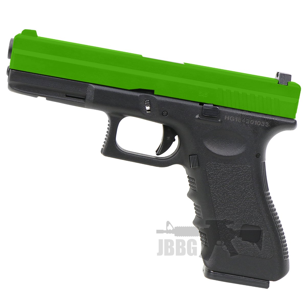 HG184 NEW GBB Sportline Airsoft Pistol 001 green