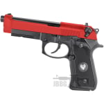 HG194 Gas Semi Auto Airsoft Pistol red 1