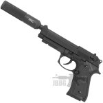 SR92 X2 Gas Airsoft Pistol with Silencer 4567