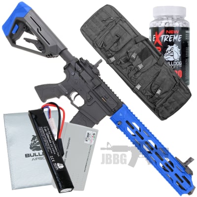 Bundle Offer HFC 202 AEG Tactical Airsoft Gun Set Blue ee33