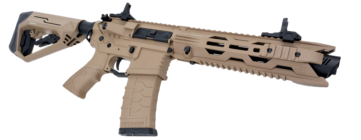 HFC 201 AEG Tactical Airsoft Gun Tan w1