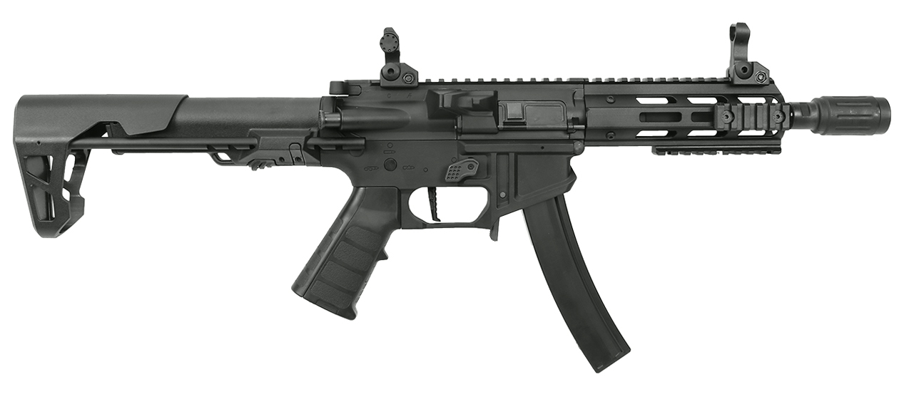 King Arms PDW 9mm SBR M Lok Airsoft AEG Rifle w1