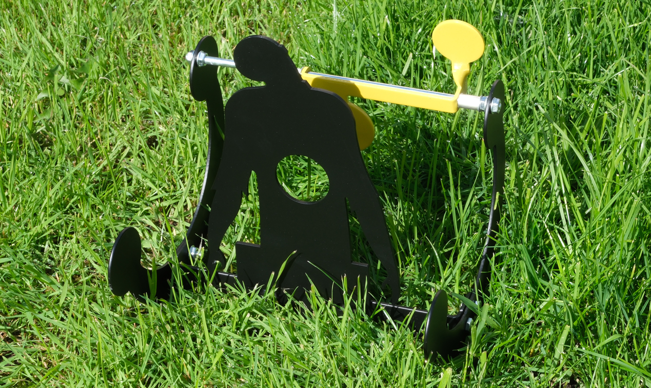 Rocking Walking Dead Zombie Metal Target