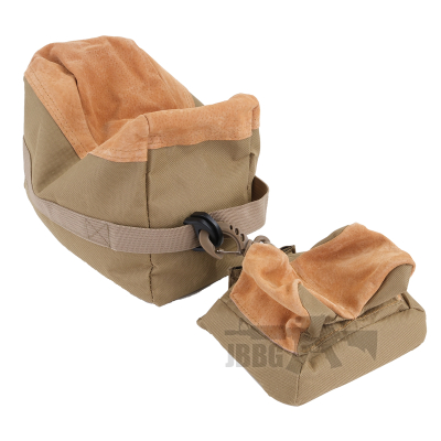 Front and Rear Bench Bag Rest Set Brown