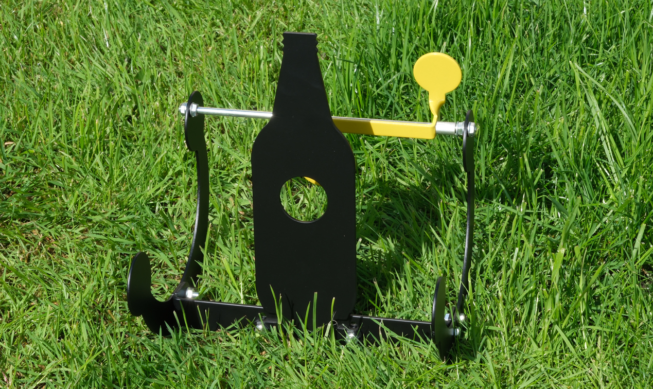 Rocking Bottle Metal Target