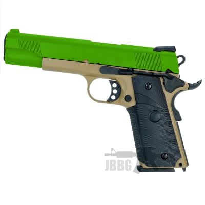 sr 1911 tan green airsoft pistol bb