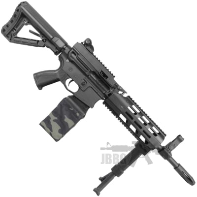 CM16 LMG AEG Rifle Black Camo 1