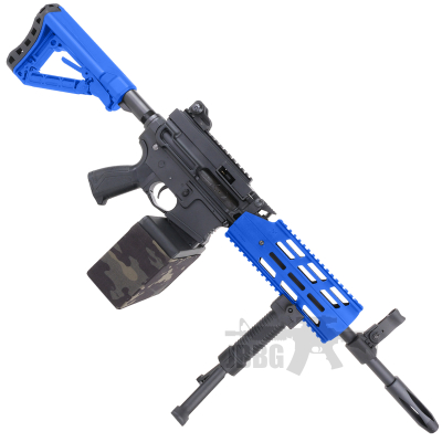CM16 LMG AEG SNB Airsoft Gun 11 blue