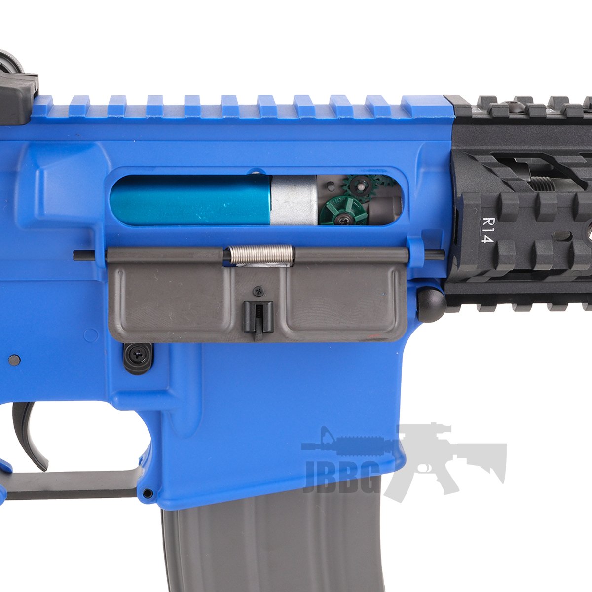 CM16 Raider AEG Airsoft Gun Dual Tone Blue 7
