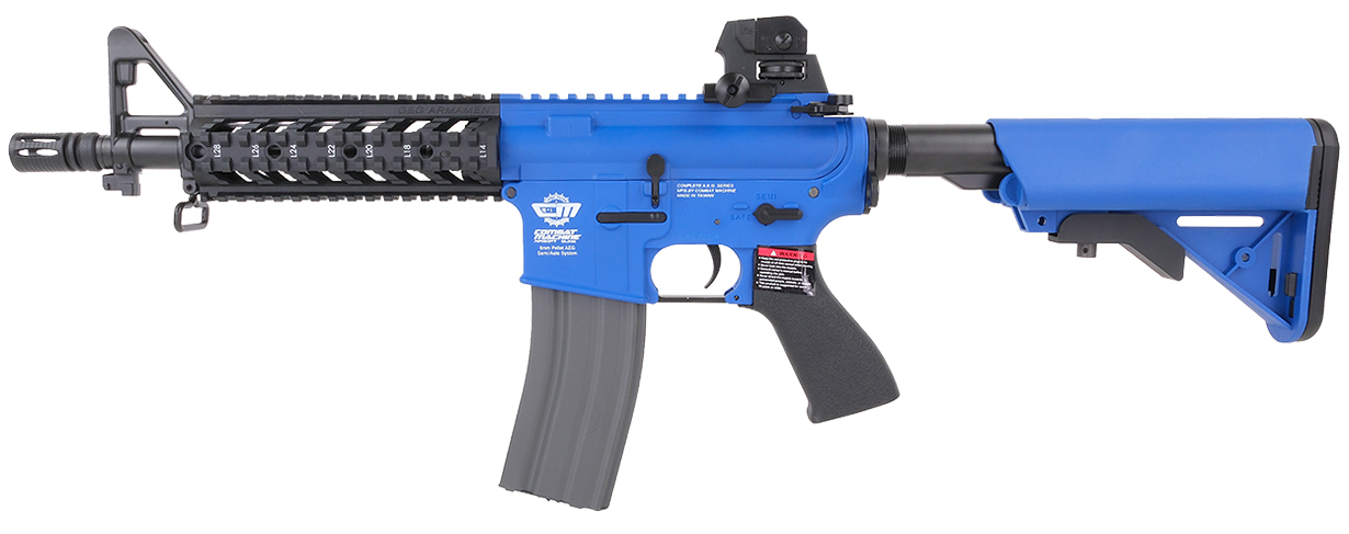 CM16 Raider AEG Airsoft Gun Dual Tone Blue