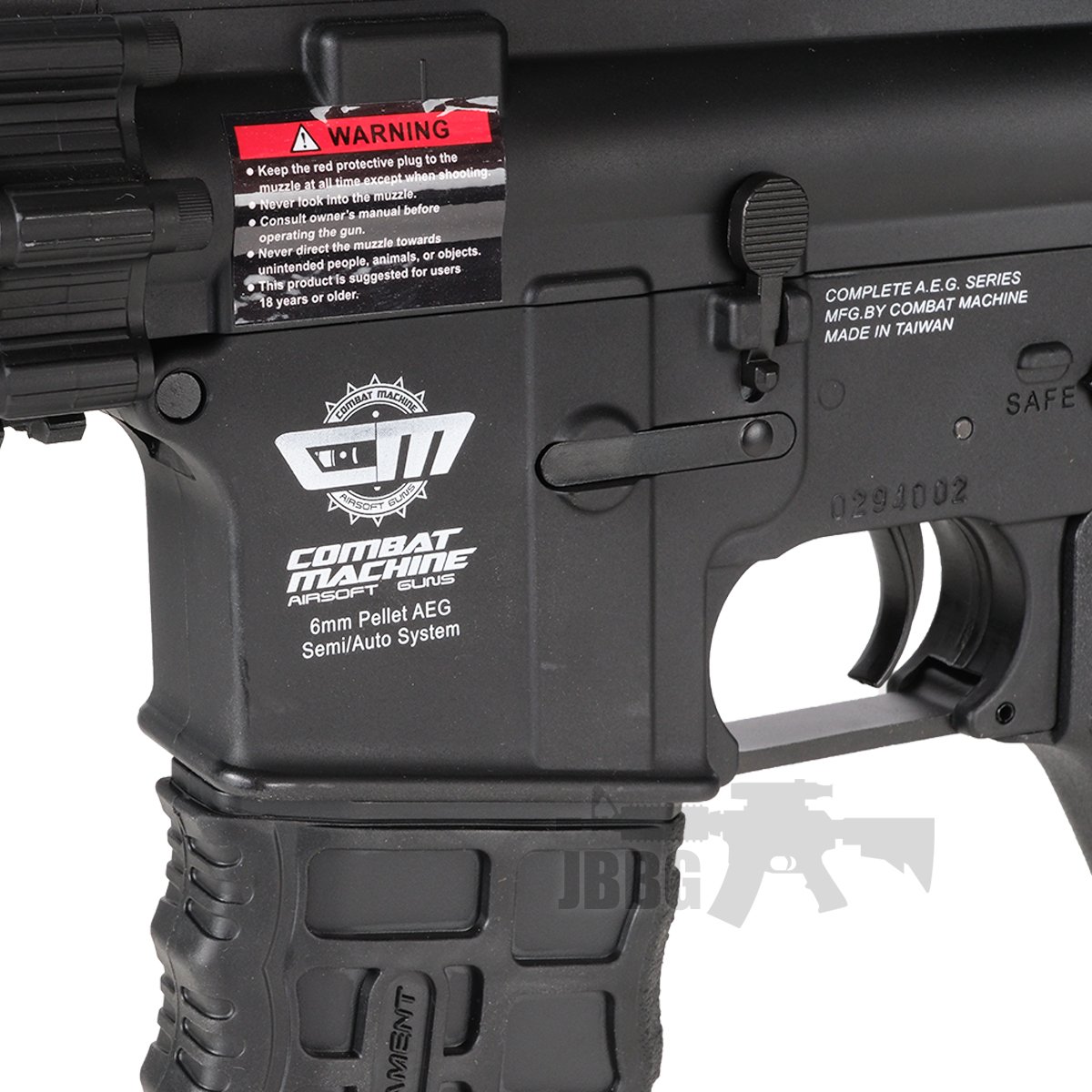 Combat Machine Firehawk M4 Stubby BNB Airsoft Gun 7