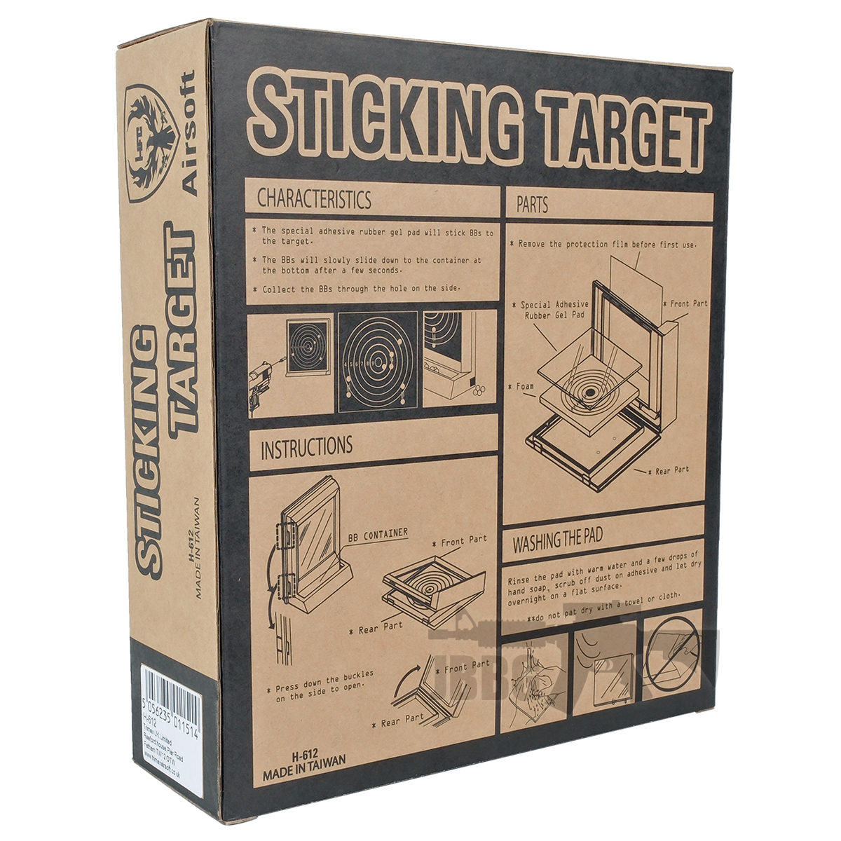 Sticking Target SQU only for Airsoft 3 BOX 2