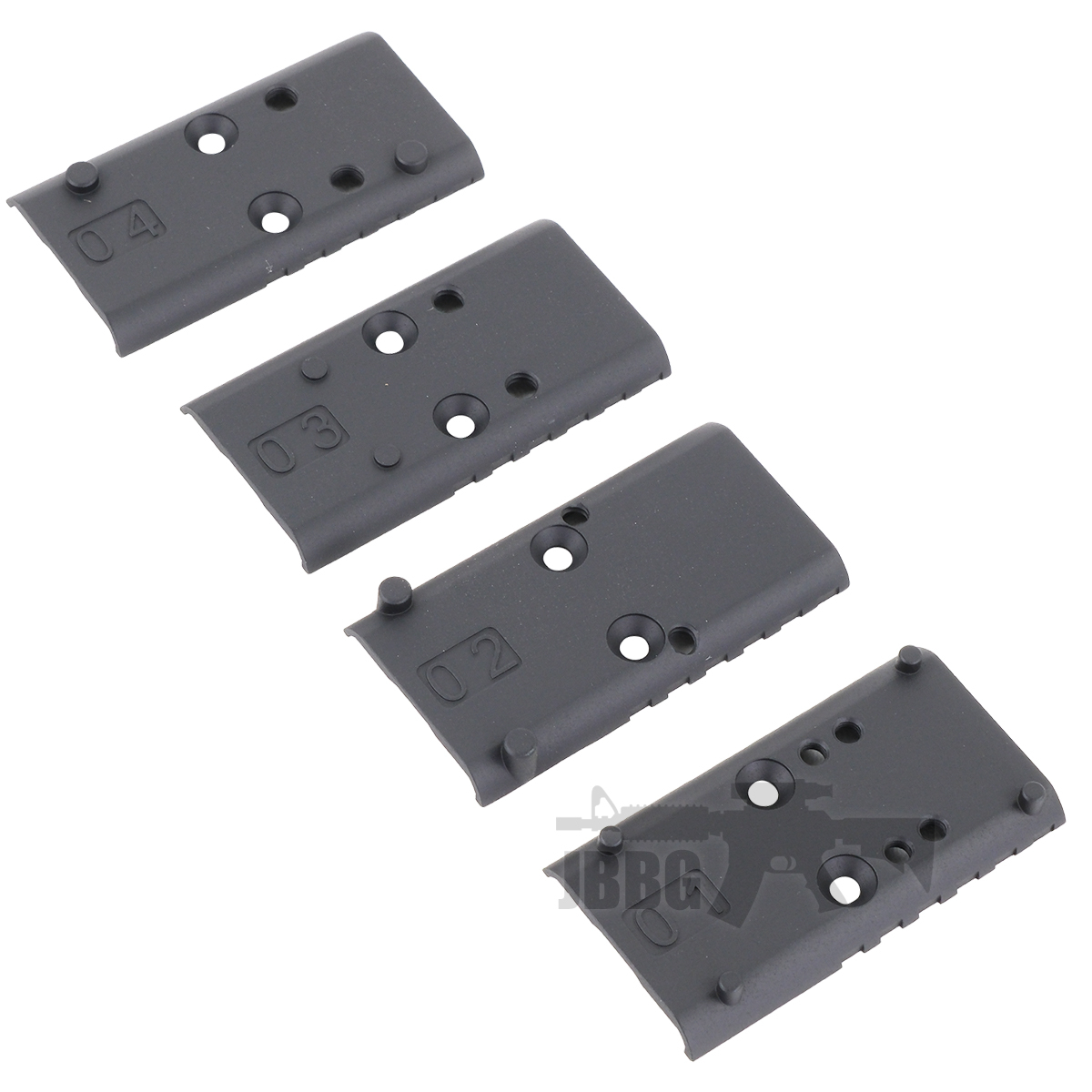 Umarex Adapter Plates MOS 1 Set of 4 Airsoft 01
