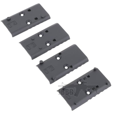 Umarex Adapter Plates MOS 1 Set of 4 Airsoft 01