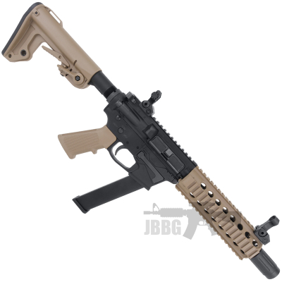 Bulldog TWS 9mm Carbine Gas Blowback Lite Airsoft Gun Tan