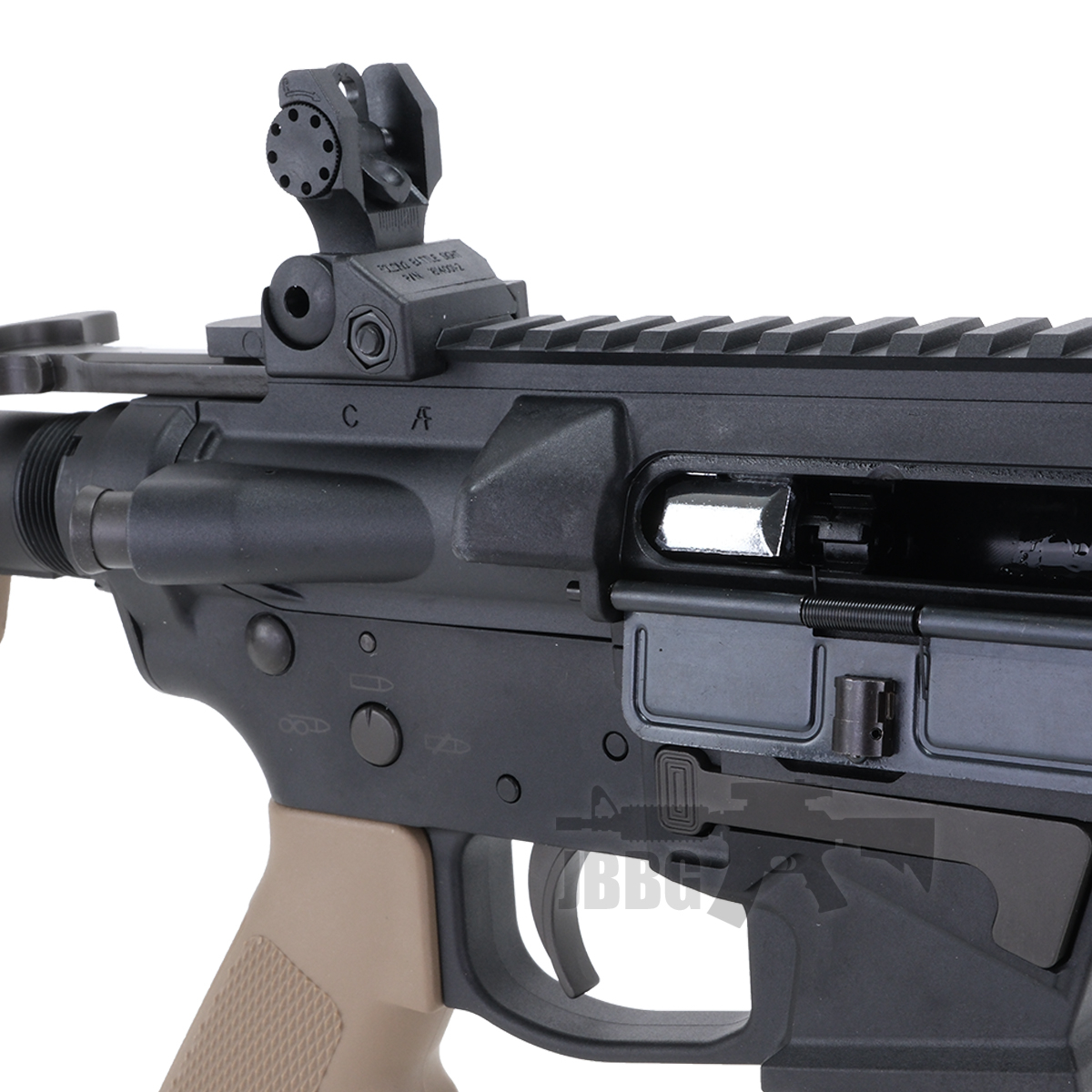 Bulldog TWS 9mm SRB Gas Blowback Lite Airsoft Gun Tan 11