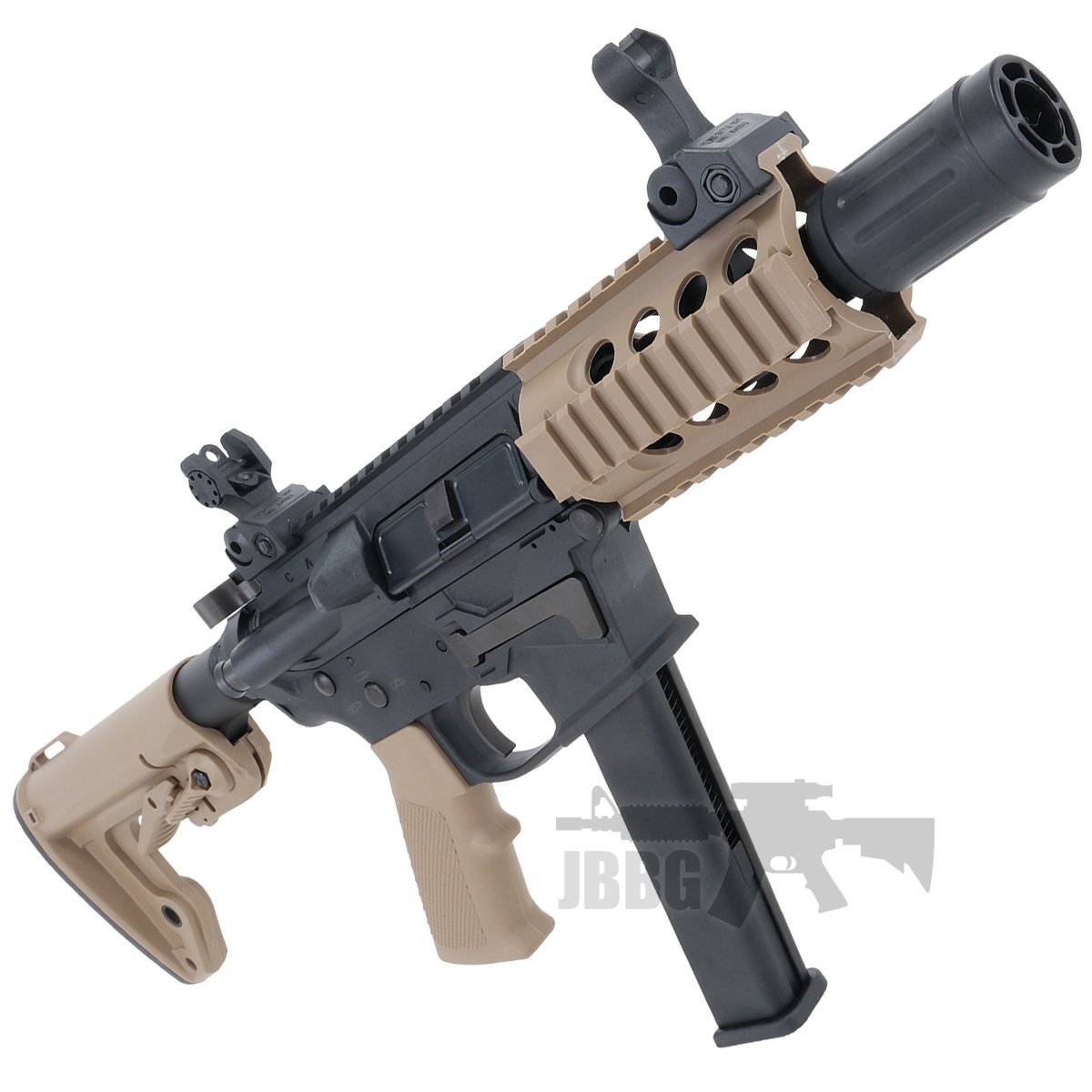 Bulldog TWS 9mm SRB Gas Blowback Lite Airsoft Gun Tan 4