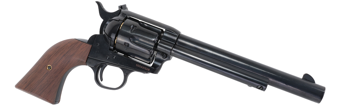 King Arms SAA .45 Peacemaker Airsoft Gas Revolver M - Electroplated