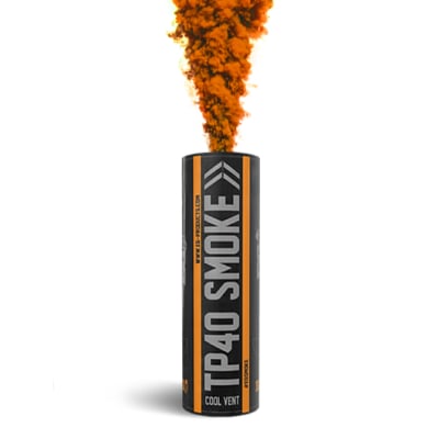 Enola Gaye TP40 Top Pull Smoke Grenade Orange