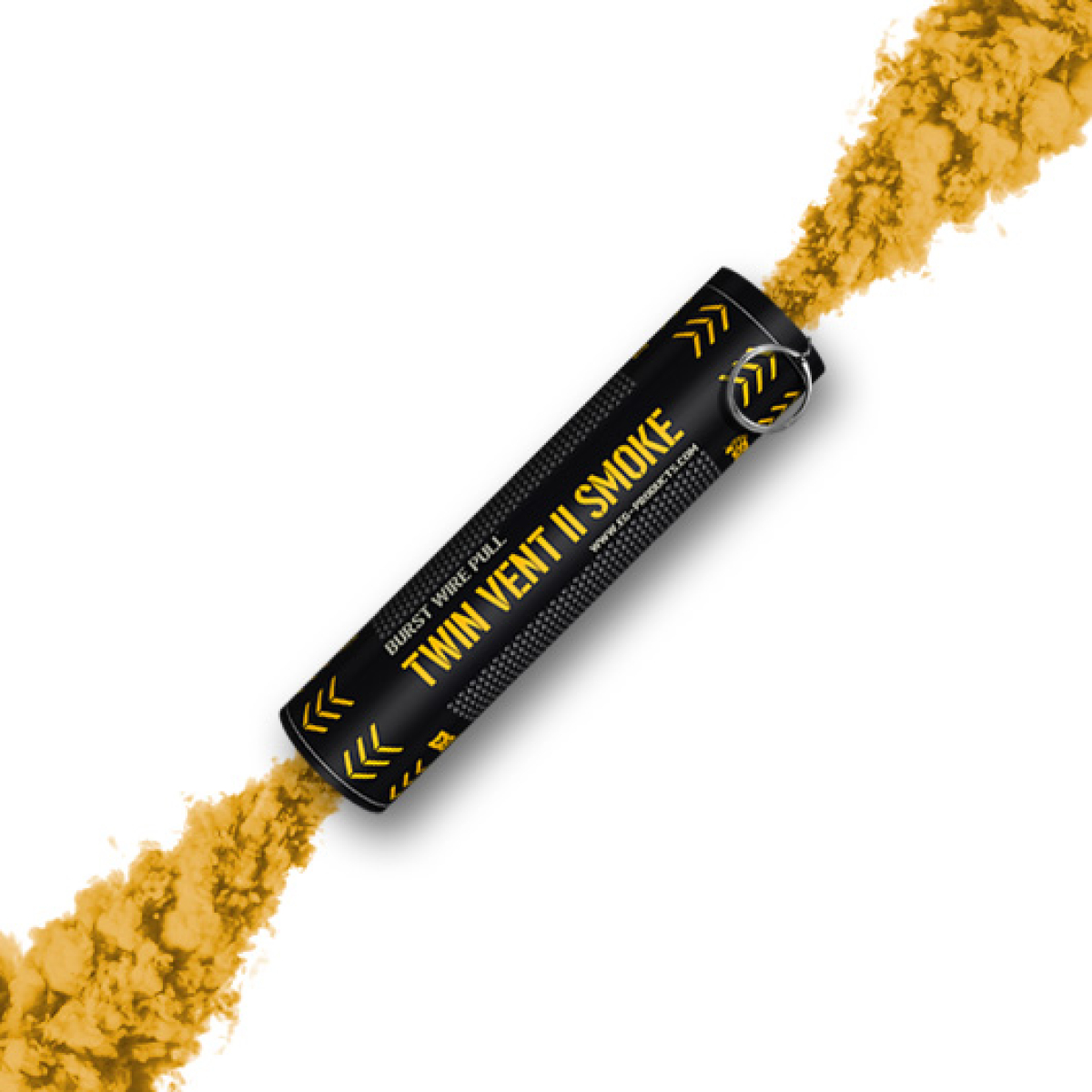 Enola Gaye Twin Vent II Wire Pull Smoke Grenade Yellow