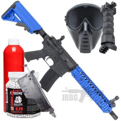 Bulldog TWS MK18 Gas Blowback Lite Airsoft Gun Bundle