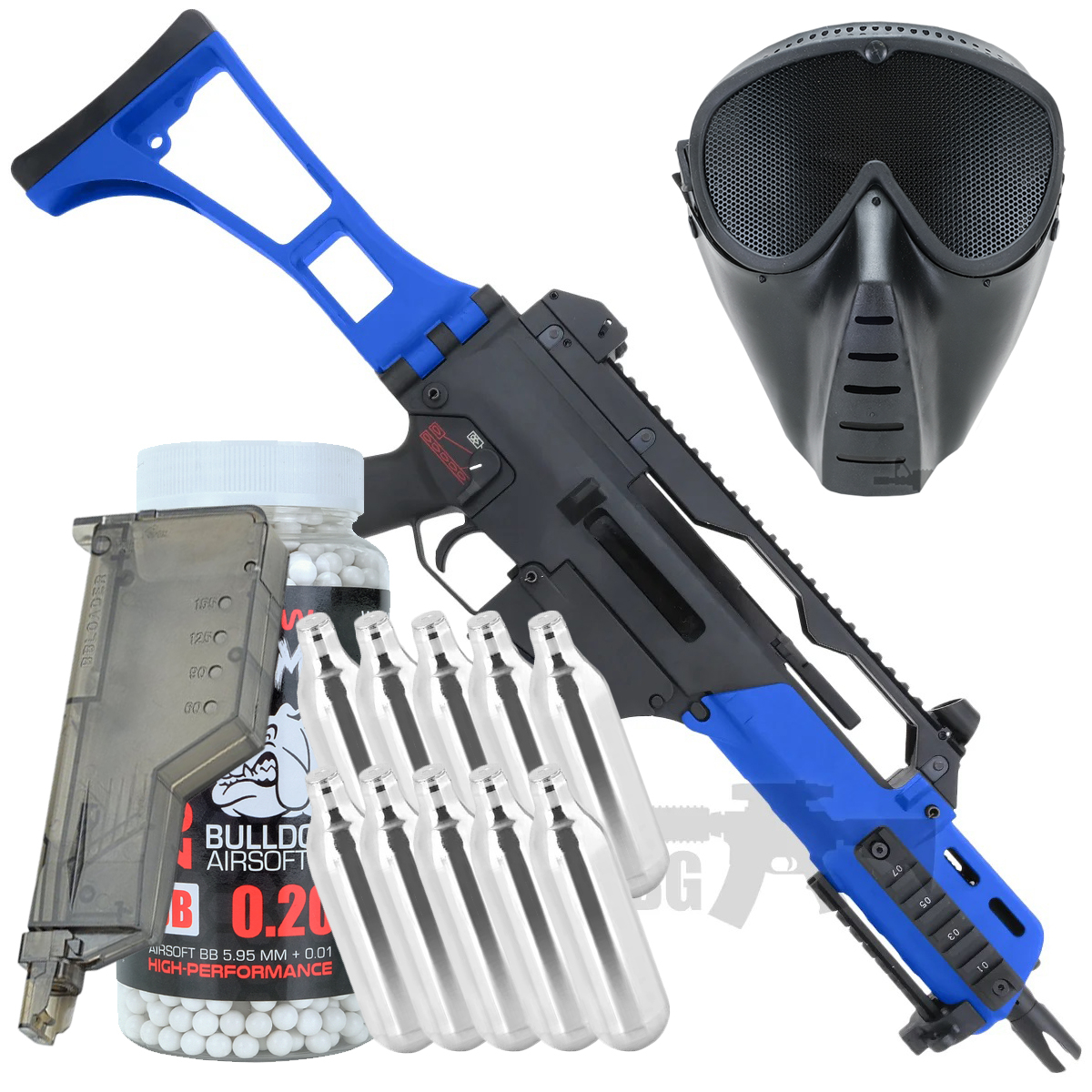 Bundle Offer SR36C Dual Power GBB Line Airsoft Gun with Co2 Mag