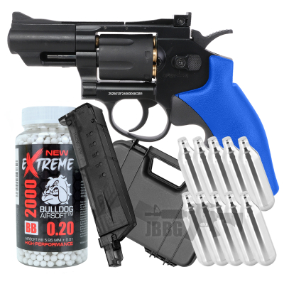 Bundle Offer WELL G296A 2 5 Co2 Airsoft Revolver 1
