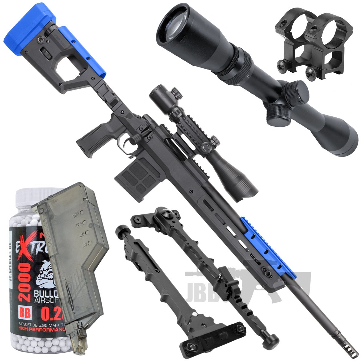 Bundle Set M66 Pro 700 Airsoft Sniper Rifle 99