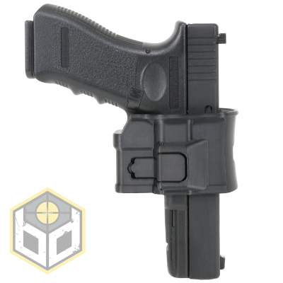 Glock Fast Release Pistol Holster with Trigger Lock and Molle Mounts