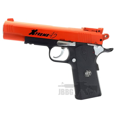 G&G Extreme 45 Airsoft Pistol Gas Blowback Orange (PRE-OWNED)