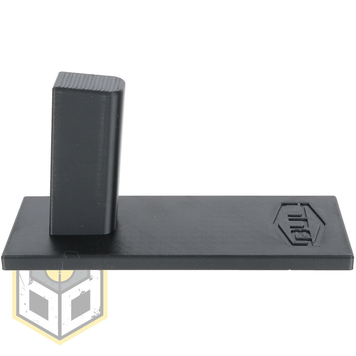 Bull pistol stand with Black logo 2 jpg