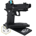 Bull pistol stand with logo 9 jpg