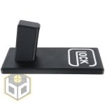 Glock Pistol Stand with Logo 3 jpg