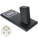 Glock Pistol Stand with Logo 4 jpg